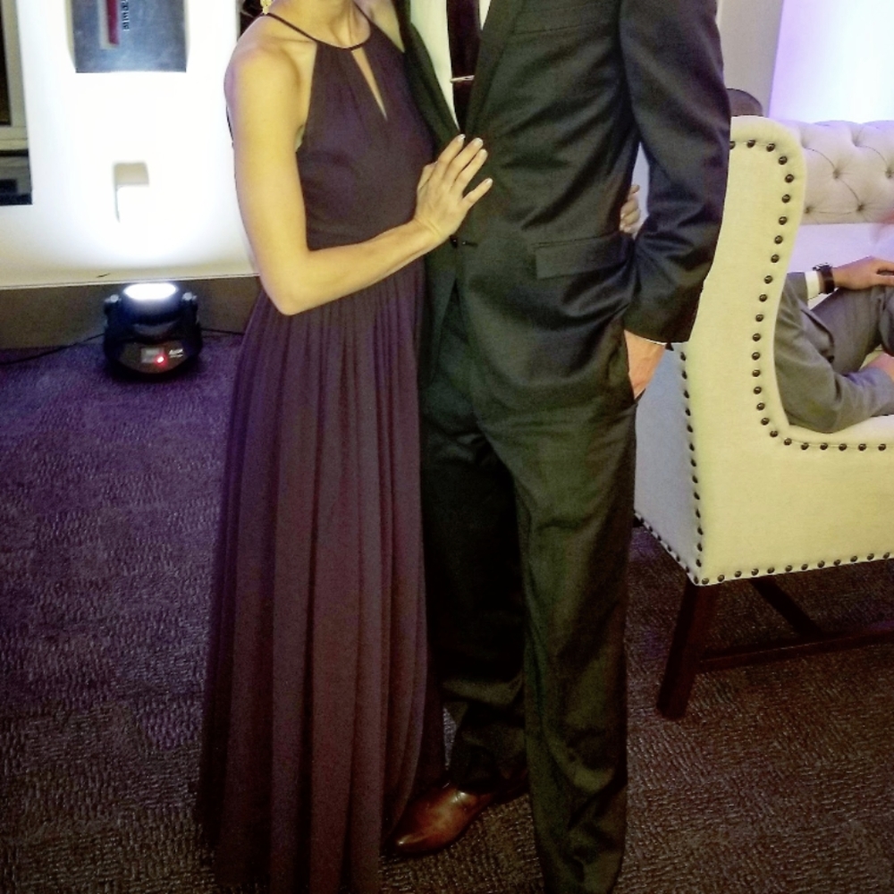 Purple Halter Maxi